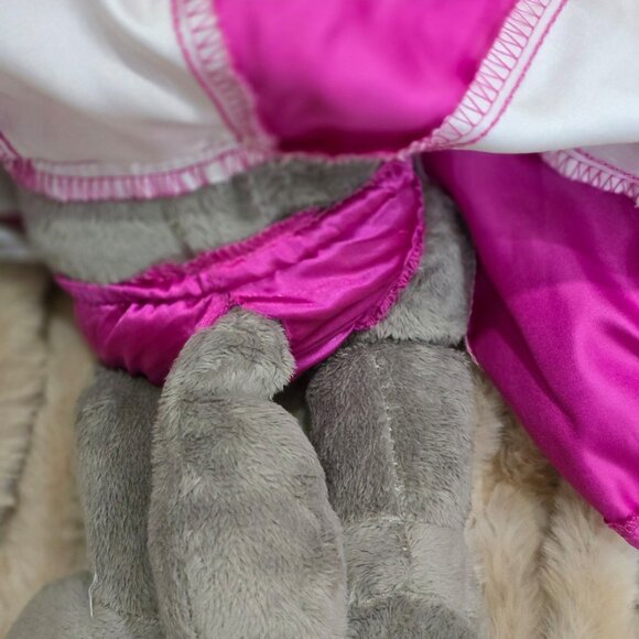 Fiesta Great Wolf lodge 16" Violet the Wolf NWT Pink dress and undies tags plush - Picture 10 of 11